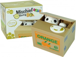 Box na peniaze Mačka sa učí šetriť Orange