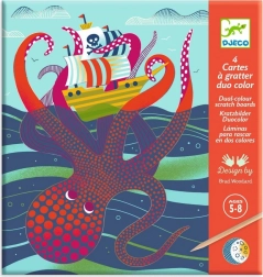 Djeco vyškriabavacie obrázky: Na mori