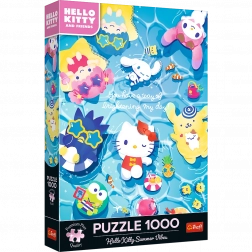 Puzzle Hello Kitty na Letnej Vlne 1000 Dielikov od Trefl