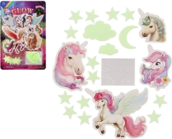 Svietiace jednorožce na stenu a strop