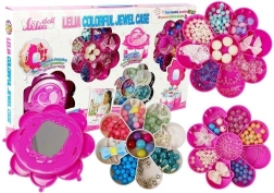 DIY sada šperkov Skladacia krabička so zrkadlom