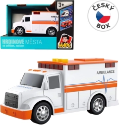 Ambulancia na batérie so svetlom a zvukom