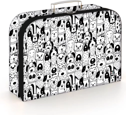 Detský lamino kufrík Psíkovia 34 cm