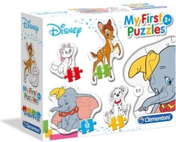 CLEMENTONI Moje prvé puzzle Disney mláďatká 4v1 (3,6,9,12 dielikov)