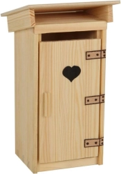 Drevená stavebnica kadibúdky 1:16 – model na lepenie