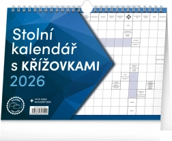 Stolový kalendár s krížovkami 2026