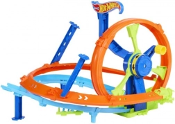 závodná turbo slučka Hot Wheels – kaskadérsky set s posilňovačom