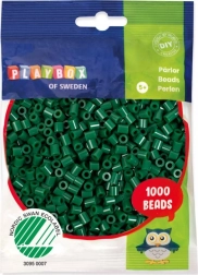 PLAYBOX Zažehľovacie koráliky - tmavozelené 1000 ks