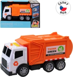 Autíčko smetiari na batérie so svetlom a zvukom