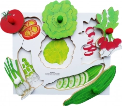 Just Jigsaws Drevené Puzzle Lúpeme a Krájame Plodiny