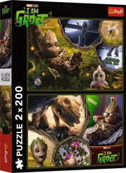 Puzzle 2×200 dielikov – I am Groot MARVEL Guardians
