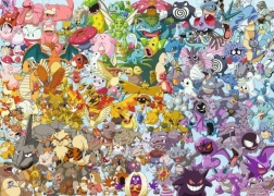 Puzzle 1000 dielikov POKEMON Challenge – RAVENSBURGER