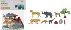 Sada figúrok divokých zvierat 6 ks, 10 cm