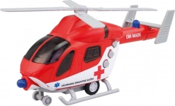 Záchranársky vrtuľník so zotrvačníkom so svetlom a zvukom