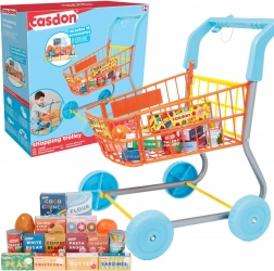 Detský nákupný vozík s potravinami 50 cm CASDON Little Shopper