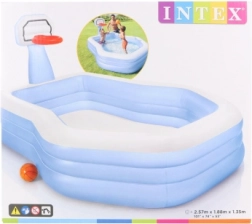 nafukovacie herné centrum s basketbalovým košom