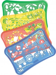 Stencils Design šablóny na kreslenie – farma