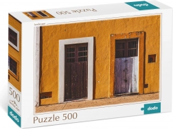 Puzzle žltý dom 500 dielikov