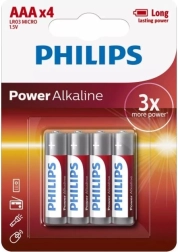 Batérie Philips Power Alkaline AAA 4 ks