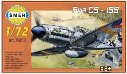 Model lietadla avia cs-199 plast 1:?? 13,7 × 12,6 cm
