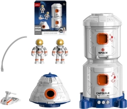 Interaktívna hračka Vesmírna stanica s kozmonautmi a raketoplánom