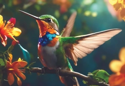 Puzzle Príroda: Kolibrík 250 Dielov