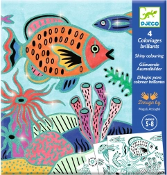 Djeco trblietavé omaľovánky Pod morom