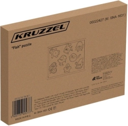 Kruzzel drevená magnetická rybárska vkladačka Rybičky
