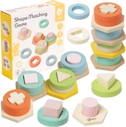 Montessori veža na triedenie tvarov a farieb CLASSIC WORLD