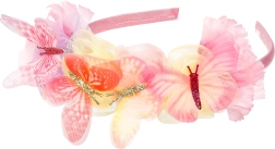 Souza čelenka Lilyanne s kvetmi a motýľmi