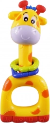 Detské hrkálka žltá žirafa Baby Mix