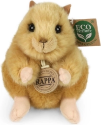Plyšový zlatý škrečok 16 cm eco‑friendly Rappa