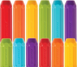 Magnetická stavebnica SmartMax – krátke a dlhé tyče, 12 ks