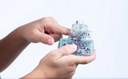 Fidget Blox Touch stláčaj ma – zelená antistresová pomôcka