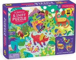 Detské puzzle Pizzasaurus s vôňou od Mudpuppy, 60 dielikov