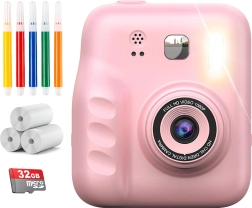Detský digitálny fotoaparát s okamžitou tlačou Renew Force ružový