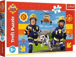 Puzzle 100 dielikov – vždy nápomocný HASIČ SAM TREFL