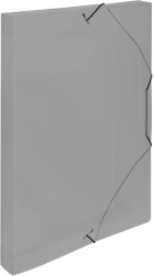 Plastová archivačná krabica A4 s gumou dymová