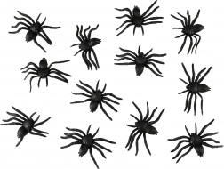 Strašidelná dekorácia pavúky na Halloween