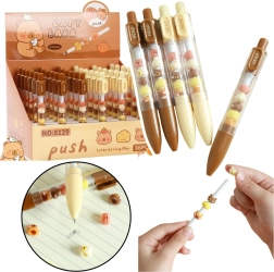 Guľôčkové pero s figúrkami kapibary