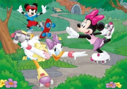 Puzzle Minnie športuje 100 XL dielikov