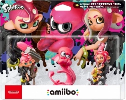 amiibo figúrky SPLATOON Octoling – sada 3 ks