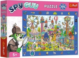 TREFL Puzzle s hľadaním obrázkov Spy Guy: Zábavný park 100 dielikov