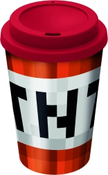 Cestovný hrnček na kávu MINECRAFT 390 ml