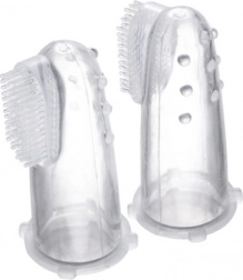 Canpol babies Prvý prstový masážny zubný kefka v puzdre