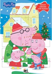 Adventný kalendár so samolepkami Prasiatko Peppa