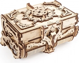 Drevená mechanická šperkovnica UGEARS – antický dizajn, 3D puzzle