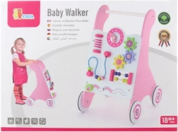 Ružový chodítko pre dievčatá