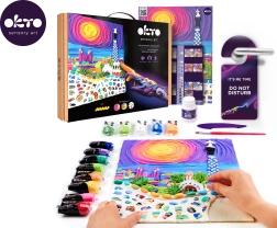 Okto maľovanie hmotou Park Güell – Barcelona 30 × 40 cm