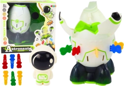 Zručnostná hra Vyskakujúci kozmonaut s raketou